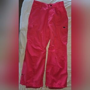 EMPYRE Pink Waterproof Zip Adjustable Waistband Ski/Snow/Snowboard PANTS Women L